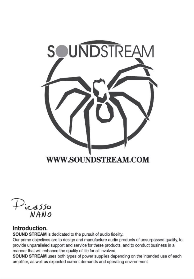 Page 1 de la notice Manuel utilisateur Soundstream PN4.520D