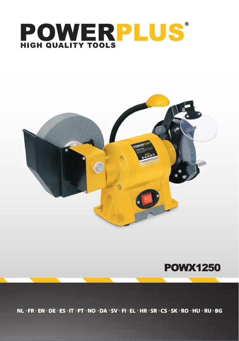 Page n°1 - Manuel utilisateur PowerPlus POWX1250