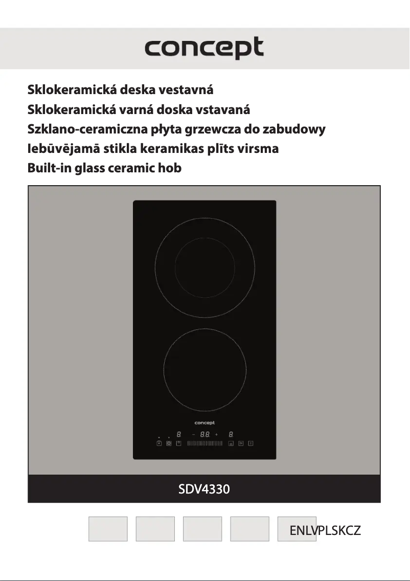 Page n°1 - Manuel utilisateur Concept SDV4330