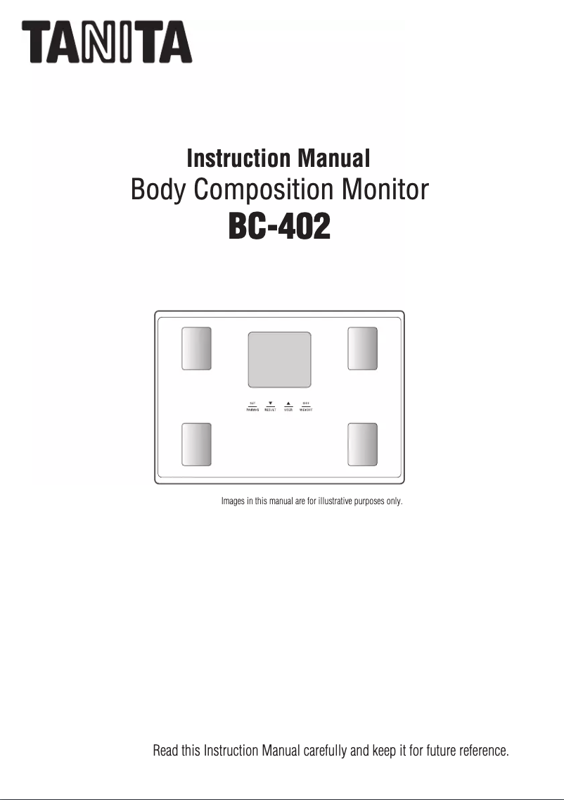 Image de la première page du manuel de l'appareil BC-402