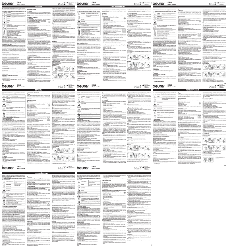 Image de la première page du manuel de l'appareil EM 22