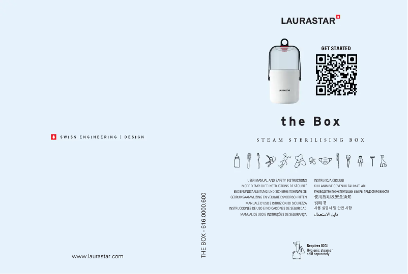 Page n°1 - Manuel utilisateur Laurastar The Box