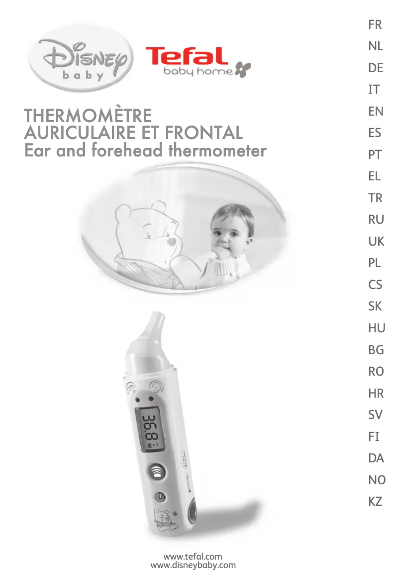 Page 1 de la notice Manuel utilisateur Tefal Disney TD1400