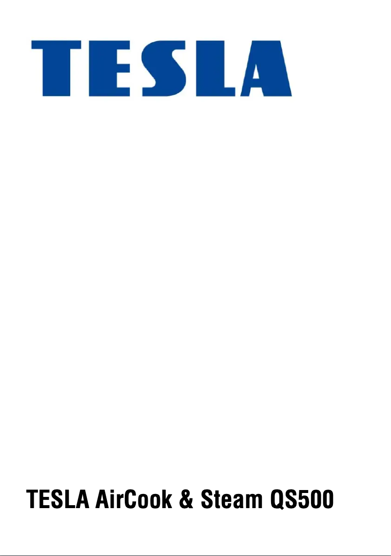 Image de la première page du manuel de l'appareil AirCook & Steam QS500
