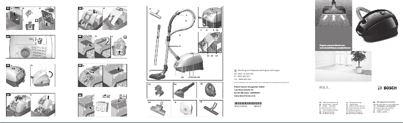 Image de la première page du manuel de l'appareil BGL3CARP