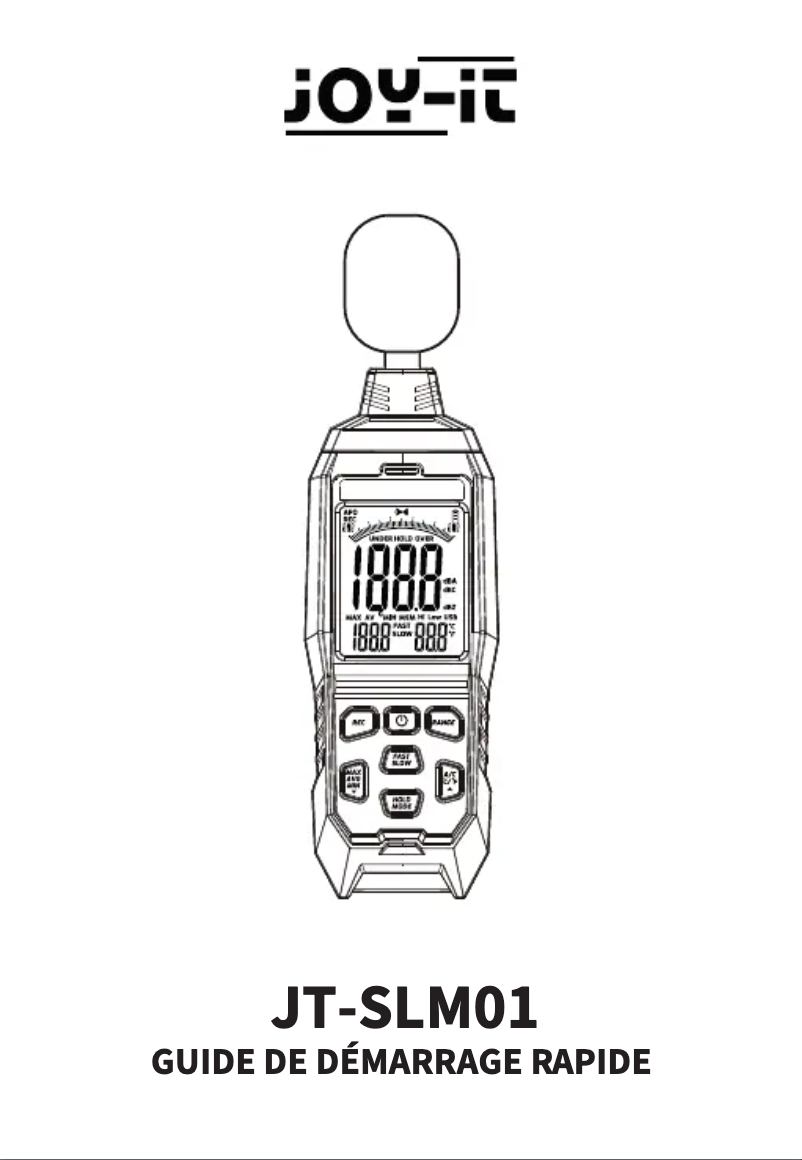 Page 1 de la notice Fiche technique Joy-It JT-SLM01