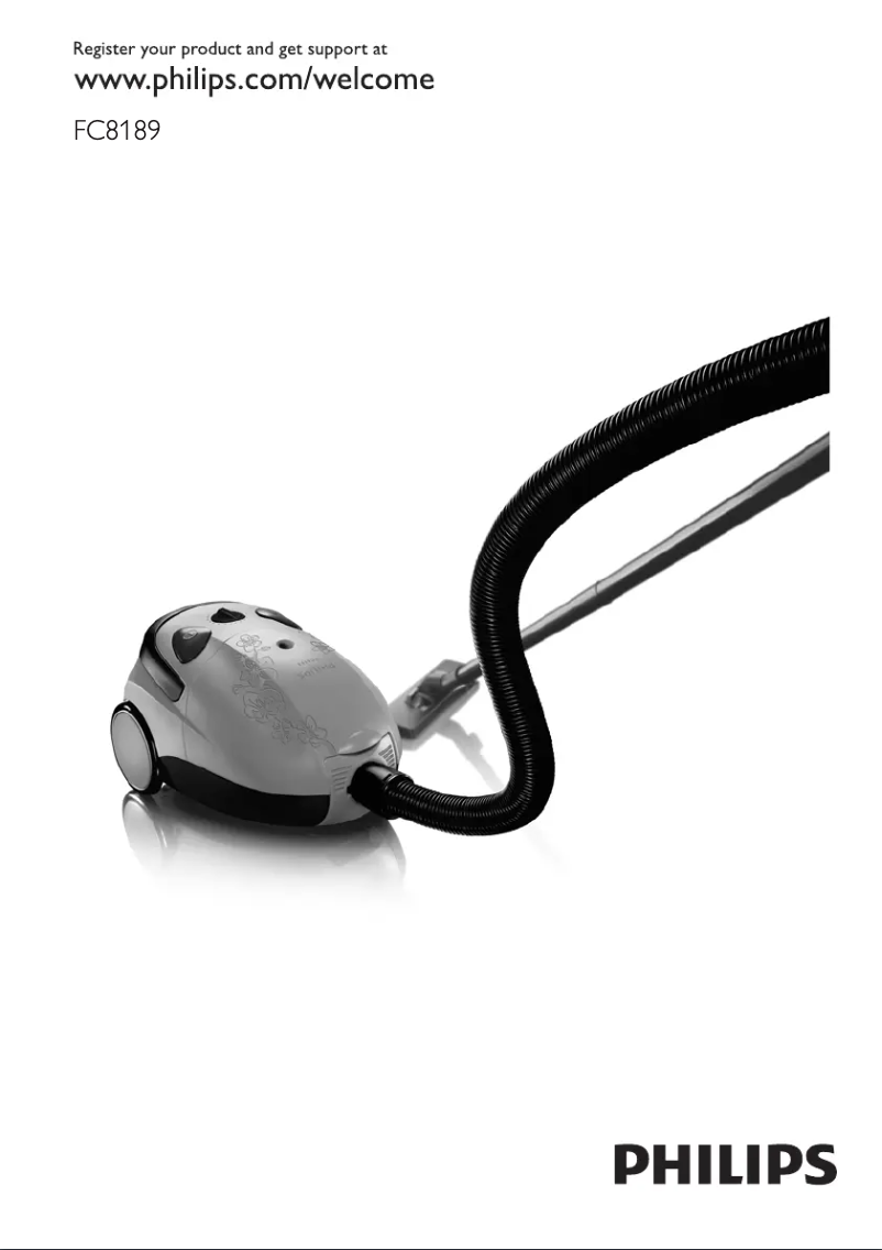 Página 1 del manual Manual de usuario Philips EasySpeed FC8083