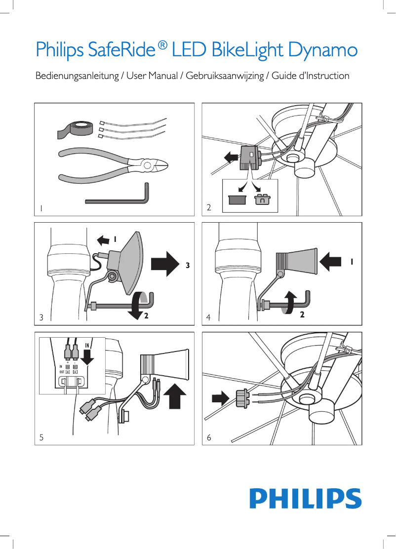 Imagen de la primera página del manual del dispositivo SafeRide 40