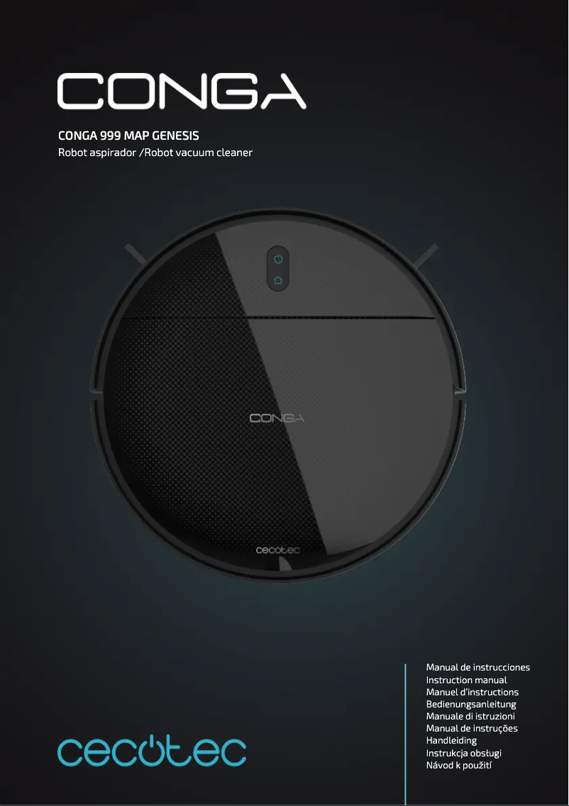 Página 1 del manual Manual de usuario Cecotec Conga 999 Map Genesis