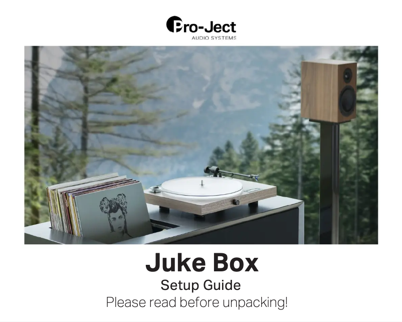 Page n°1 - Guide d'installation Pro-Ject S2