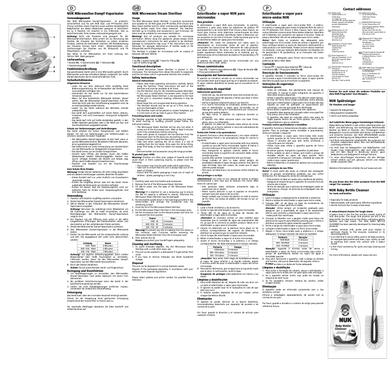 Image de la première page du manuel de l'appareil Micro