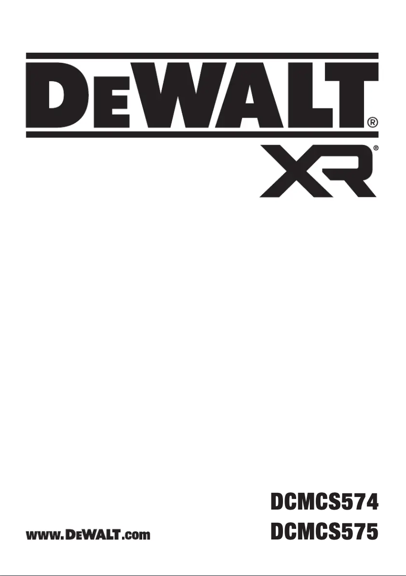 Image de la première page du manuel de l'appareil DCMCS575