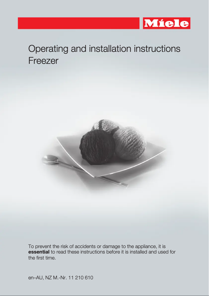 Page 1 de la notice Mode d'emploi Miele FN 28262 edt/cs