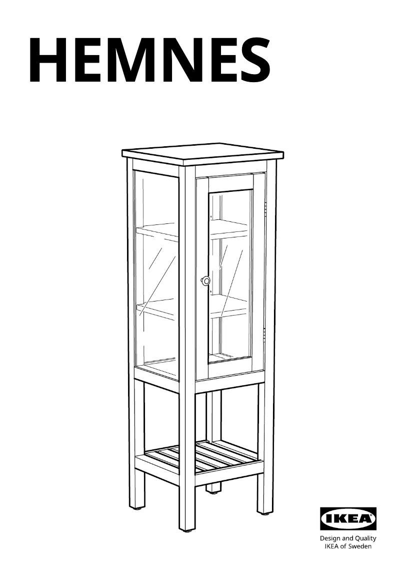 Image de la première page du manuel de l'appareil HEMNES 103.966.42