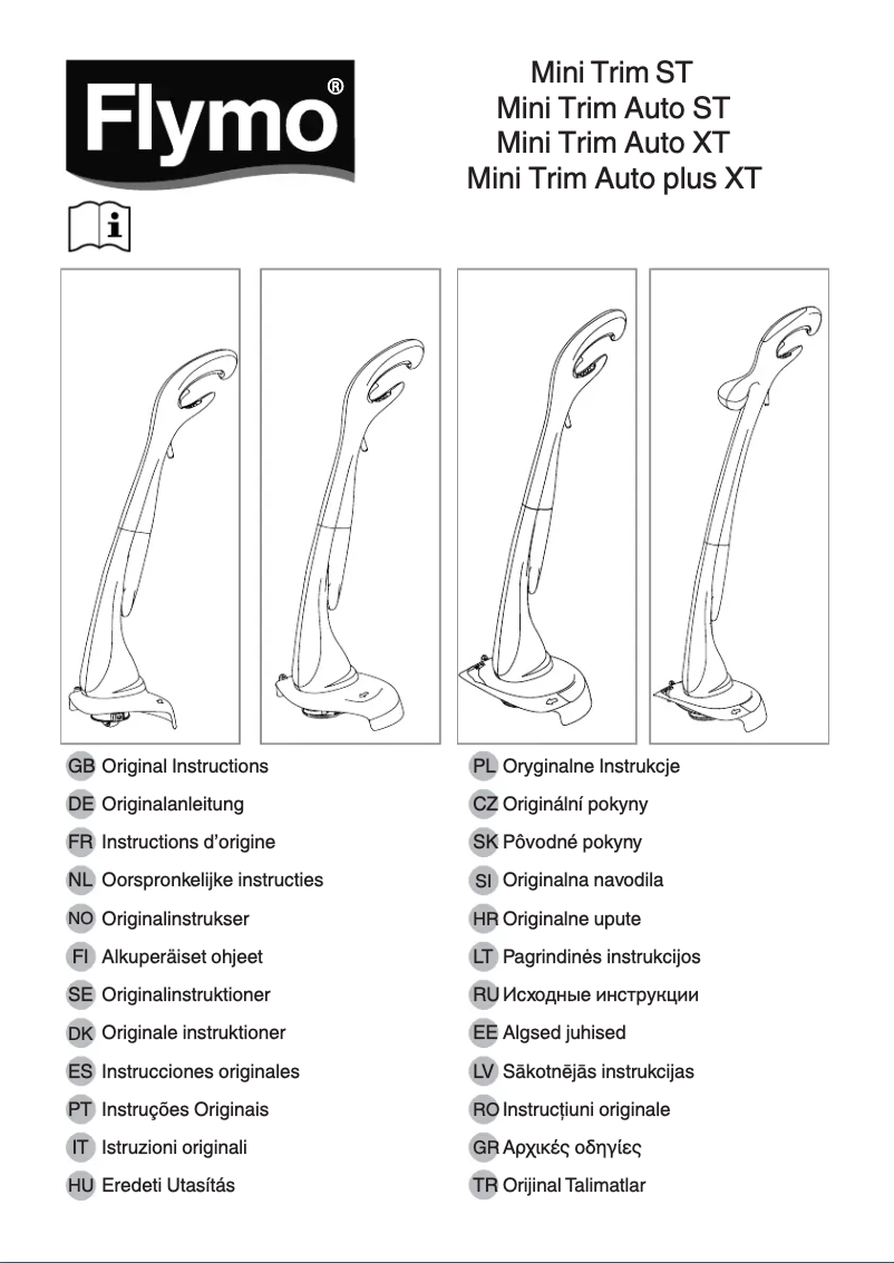 Page n°1 - Manuel utilisateur Flymo Mini Trim Auto Plus XT