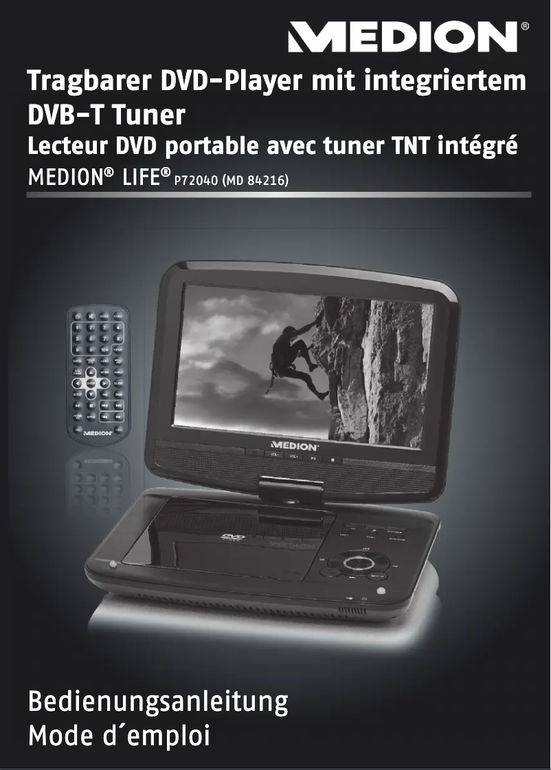 Page 1 de la notice Manuel utilisateur Medion MD 84216 LIFE P72040