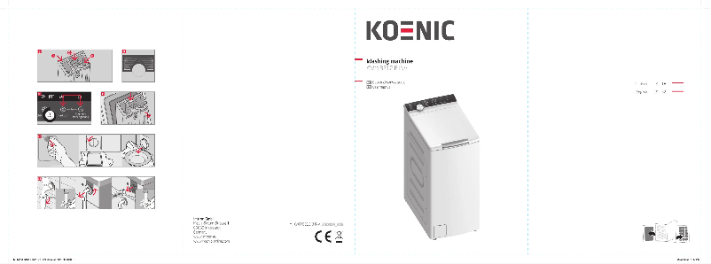 Page 1 de la notice Manuel utilisateur Koenic KWM 8212 B INV