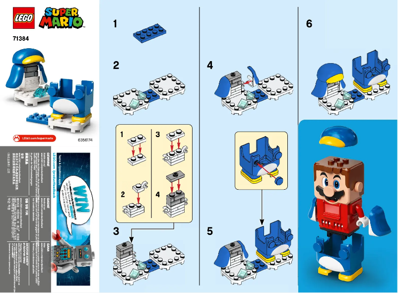 Page 1 de la notice Manuel utilisateur Lego Super Mario 71384