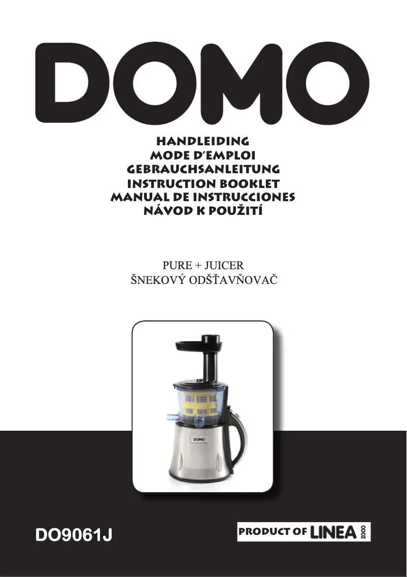 Page n°1 - Manuel utilisateur Domo DO9061J