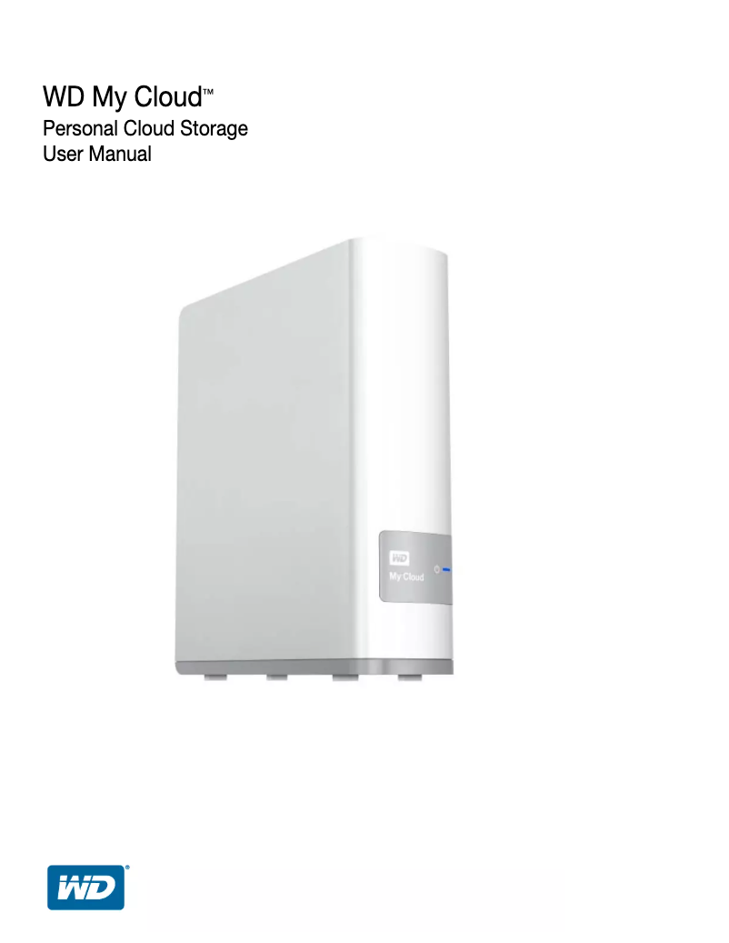 Page n°1 - Manuel utilisateur Western Digital My Cloud WDBCTL0020HWT