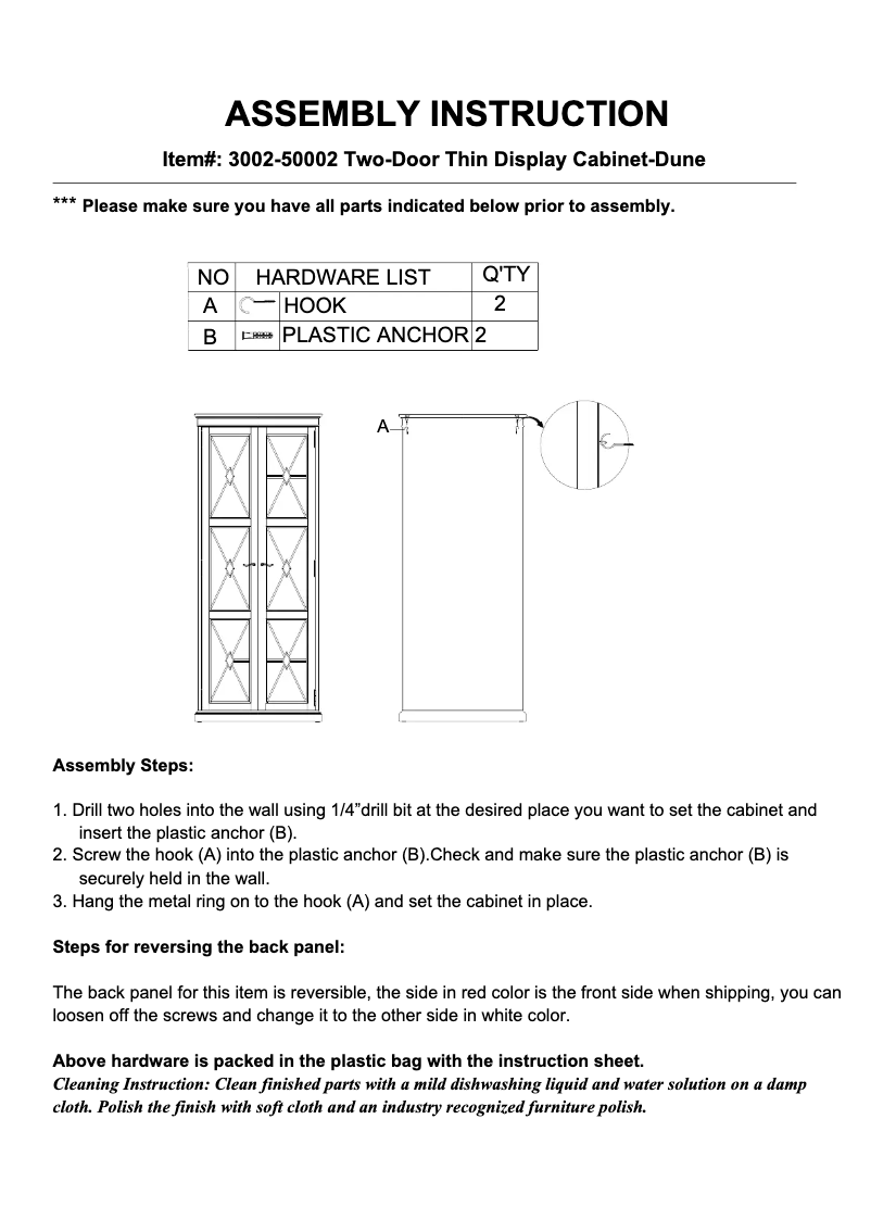 Image de la première page du manuel de l'appareil 3002-50002