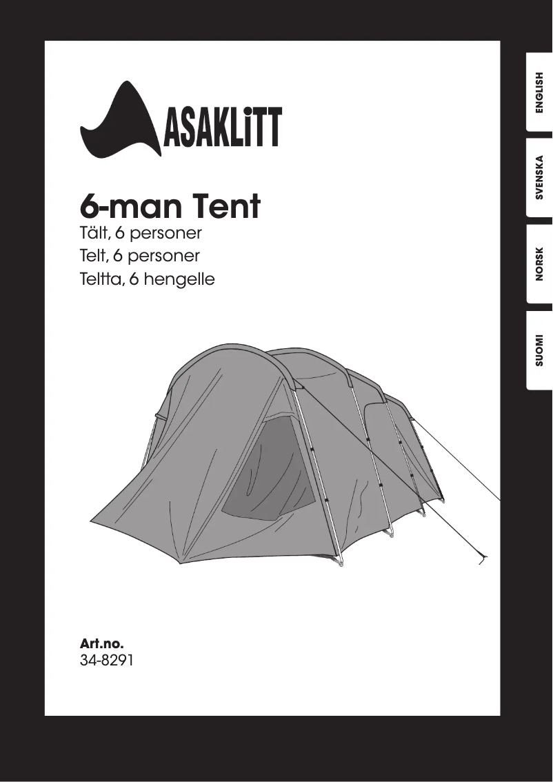 Página 1 del manual Manual de usuario Asaklitt 34-8291