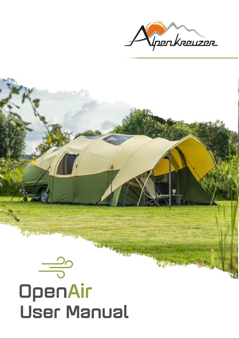 Image de la première page du manuel de l'appareil OpenAir