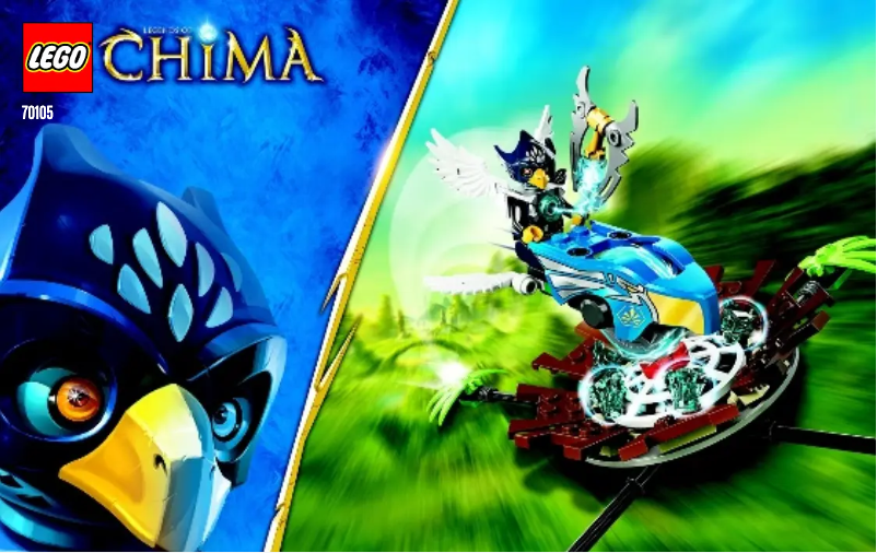 Page 1 de la notice Manuel utilisateur Lego Chima 70105