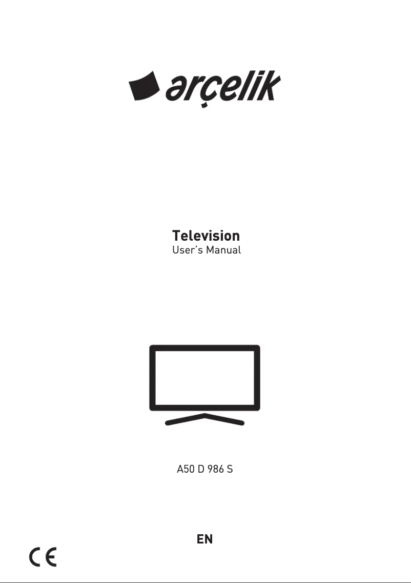 Page 1 de la notice Manuel utilisateur Arçelik A50 D 986 S