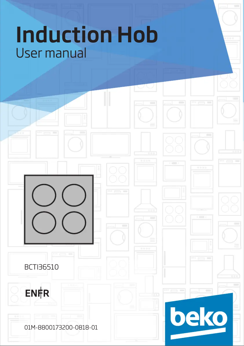 Page 1 de la notice Manuel utilisateur Beko BCTI36510