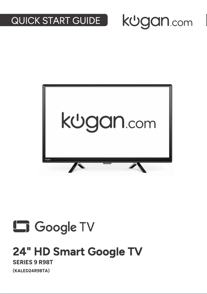 Página 1 del manual Manual de usuario Kogan KALED24R98TA