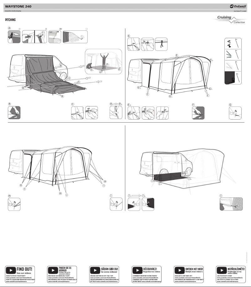 Page 1 de la notice Manuel utilisateur Outwell Waystone 240