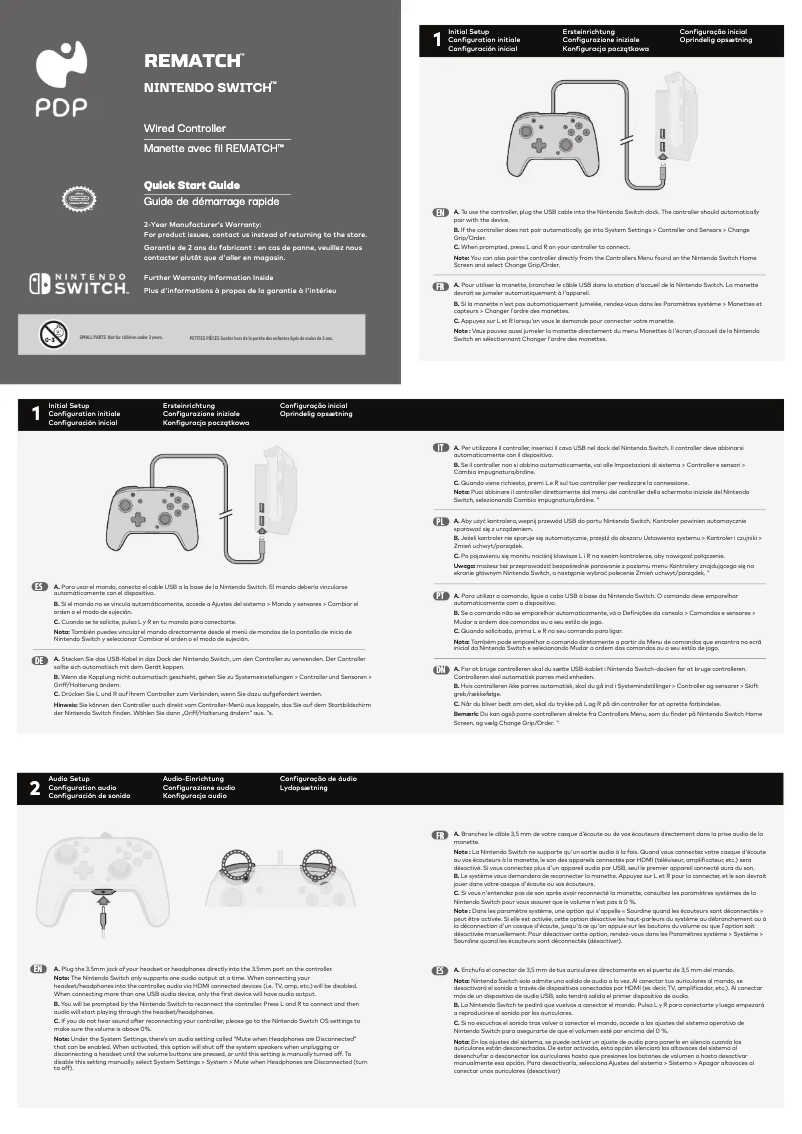 Page n°1 - Manuel utilisateur PDP Rematch