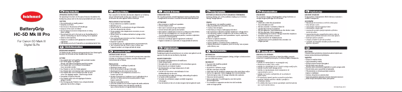 Imagen de la primera página del manual del dispositivo HC-5D MK III