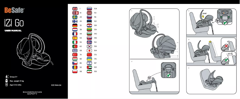 Image de la première page du manuel de l'appareil iZi Go