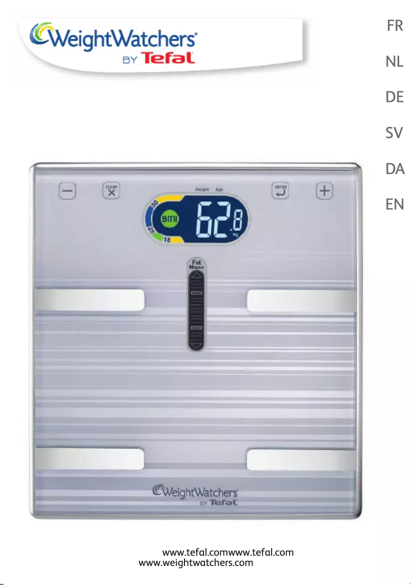 Page 1 de la notice Manuel utilisateur Tefal Weight Watchers WZ7000F0