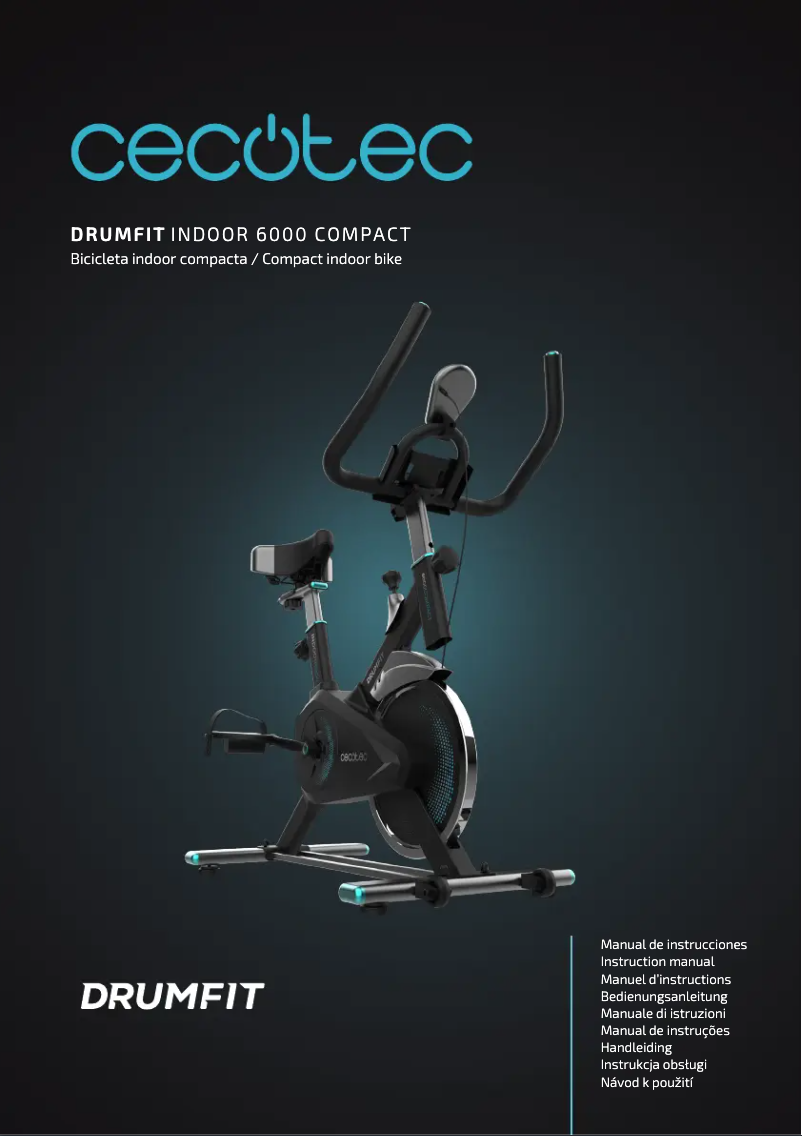 Image de la première page du manuel de l'appareil DrumFit Indoor 6000 Compact