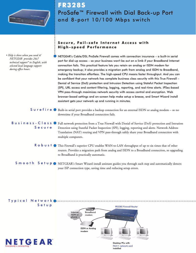 Image de la première page du manuel de l'appareil FR328S