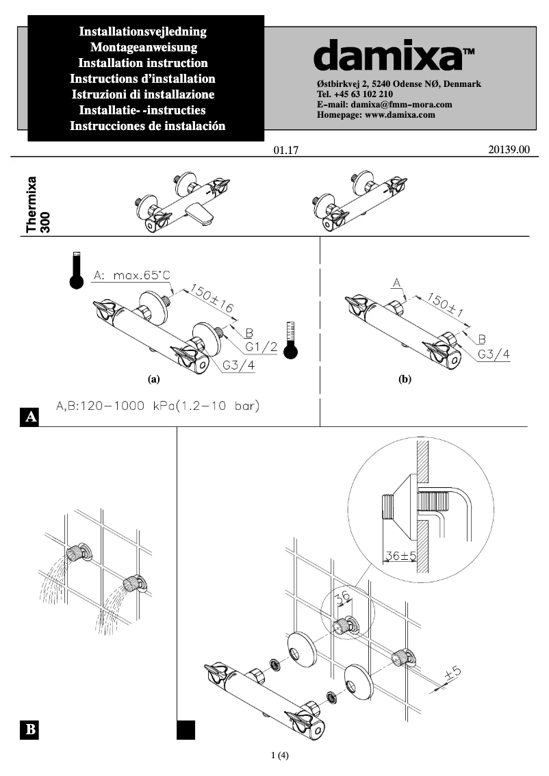 Page n°1 - Manuel utilisateur Damixa 5740374