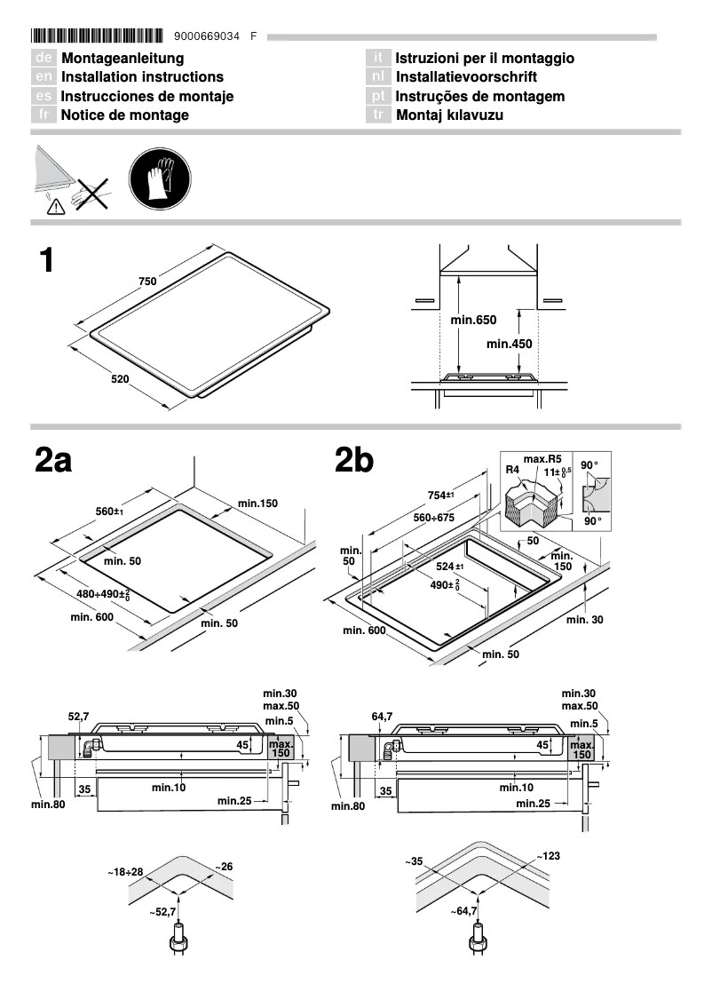 Página 1 del manual Guía de instalación Siemens EC875QB21E