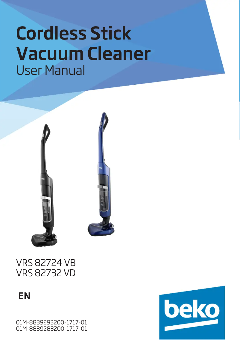 Page n°1 - Manuel utilisateur Beko VRS82732V