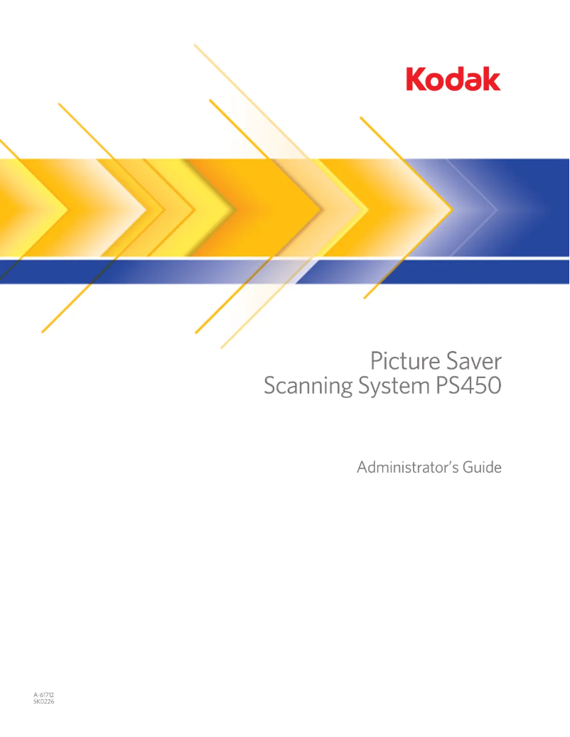 Page 1 de la notice Manuel utilisateur Kodak Picture Saver PS450