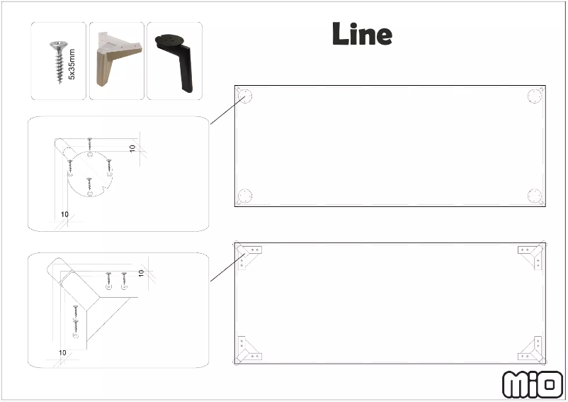 Page 1 de la notice Manuel utilisateur Mio Line