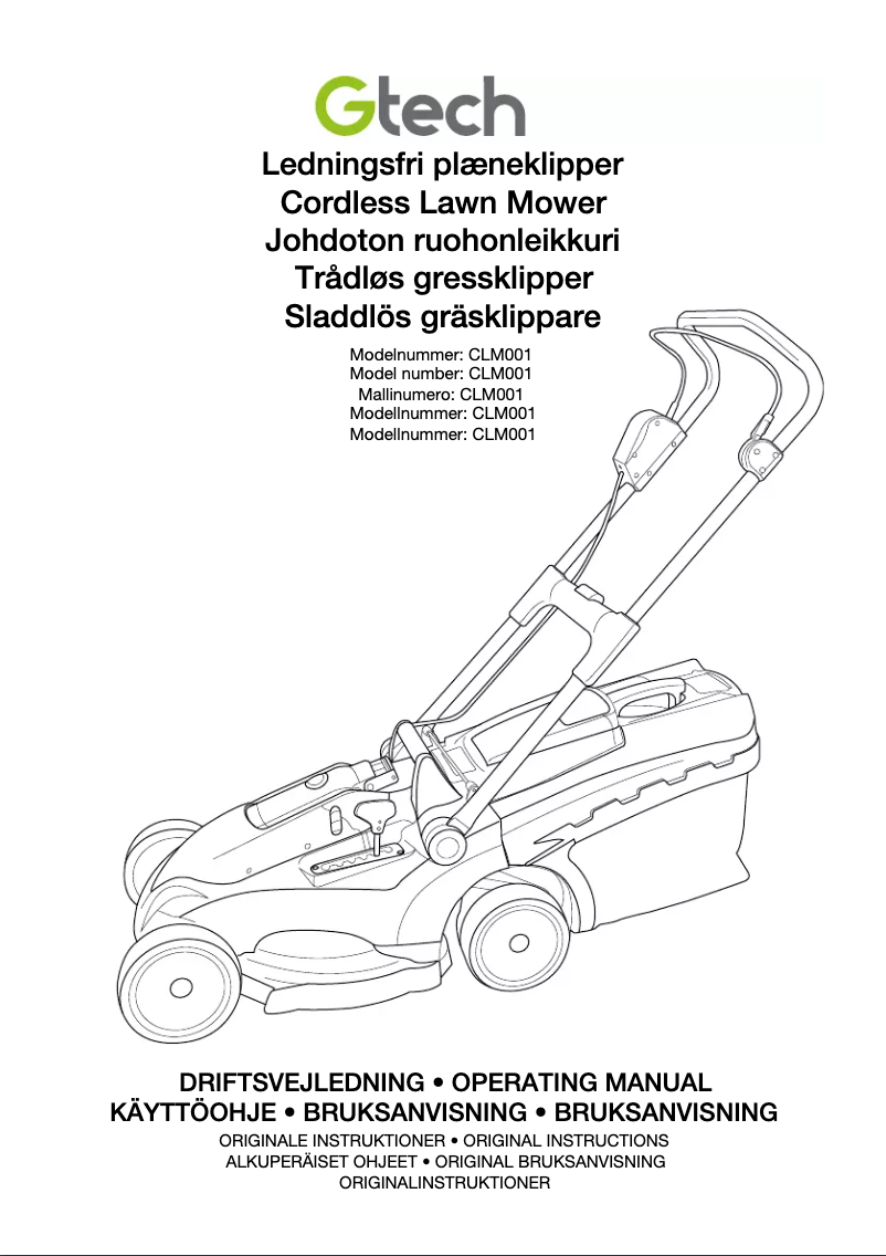 Page n°1 - Manuel utilisateur G-Technology CLM001