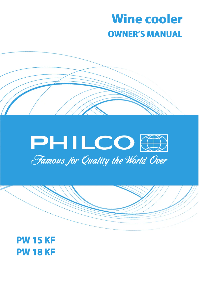 Page n°1 - Manuel utilisateur Philco PW 18 KF