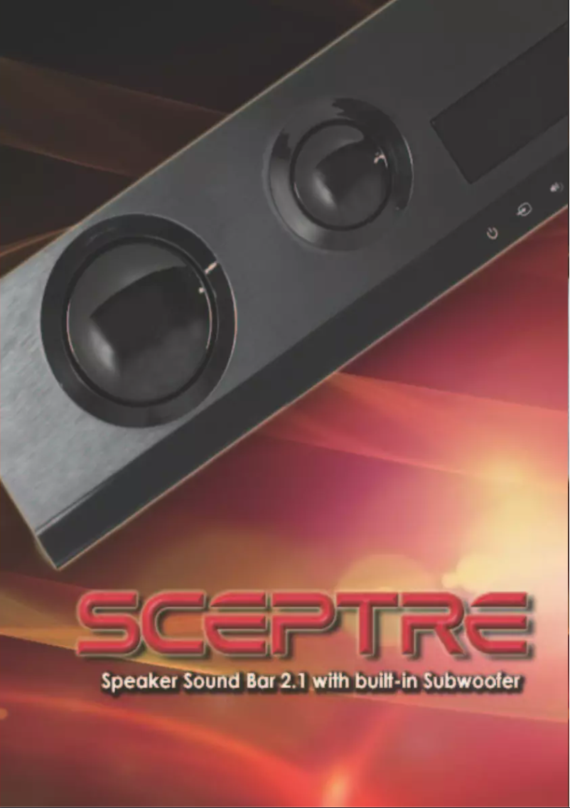 Page n°1 - Manuel utilisateur Sceptre SB301523