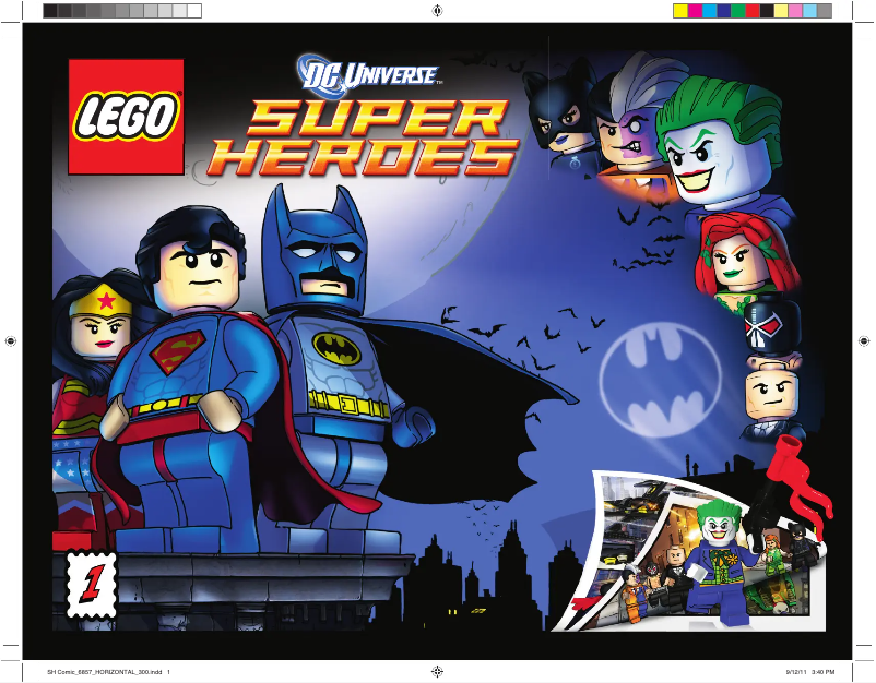 Page n°1 - Manuel utilisateur Lego The Dynamic Duo Funhouse Escape