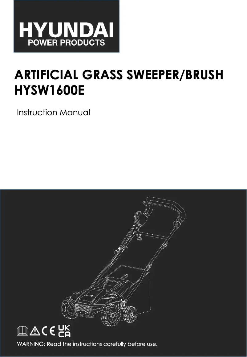 Page 1 de la notice Manuel utilisateur Hyundai HYSW1600E