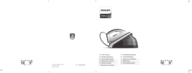 Page 1 de la notice Manuel utilisateur Philips HI5920