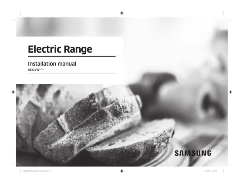 Page n°1 - Guide d'installation Samsung NE63T8511SG